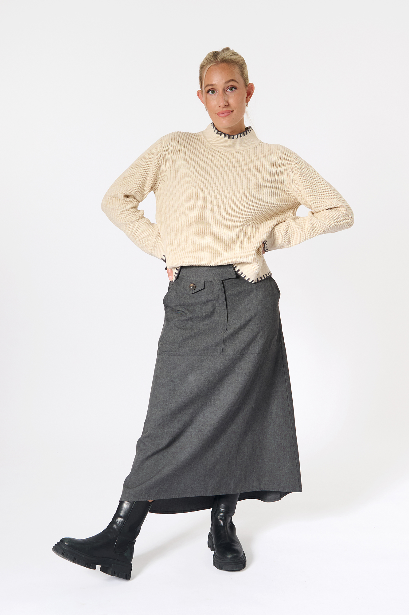 Gloria skirt  platinum