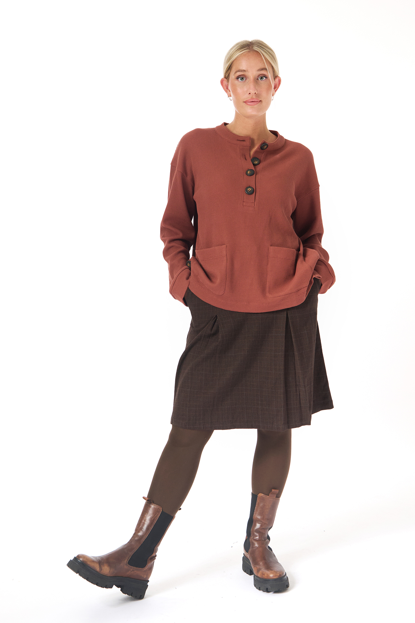 Glenice skirt  svart - 7