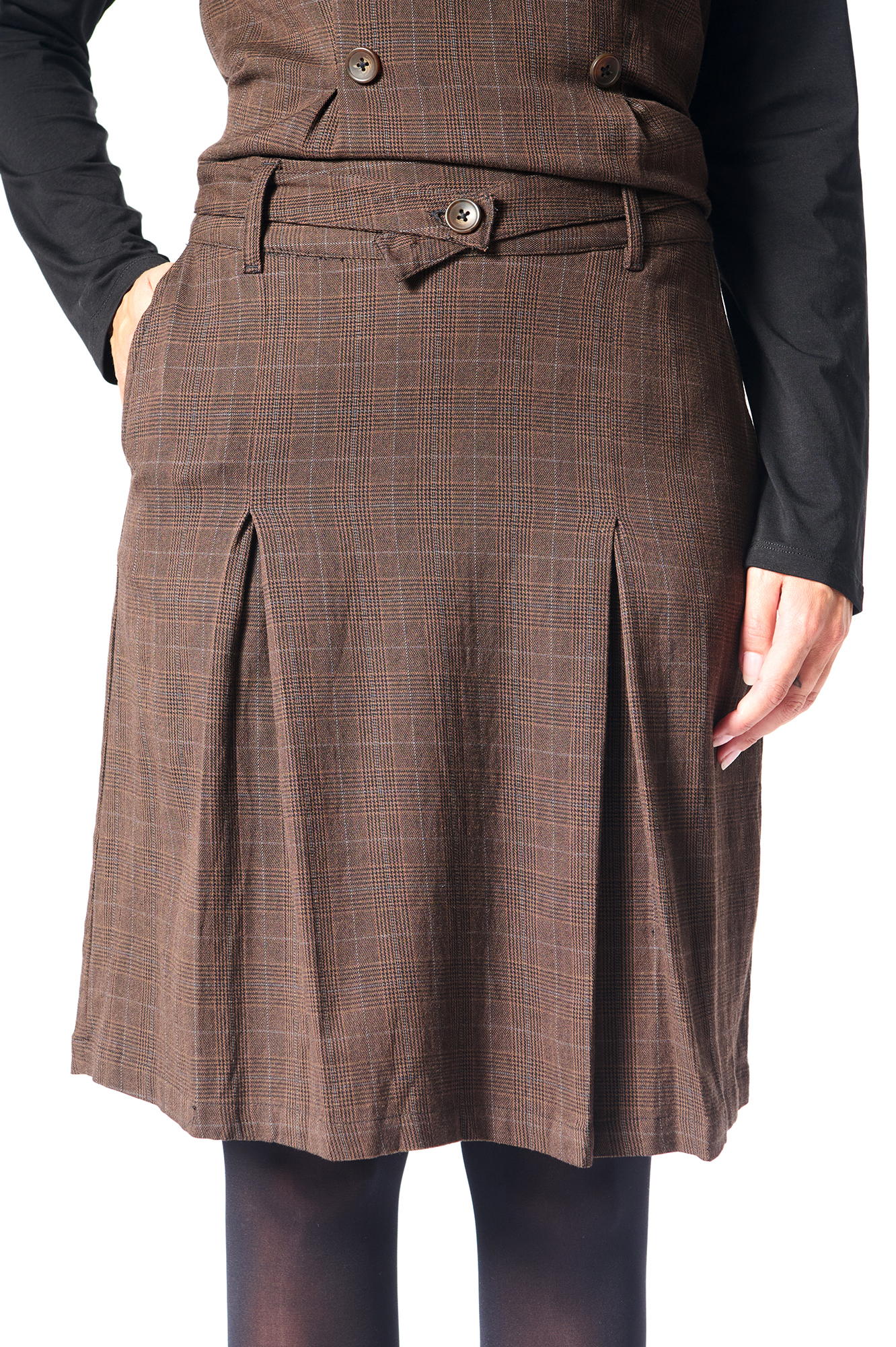 Glenice skirt  svart - 5