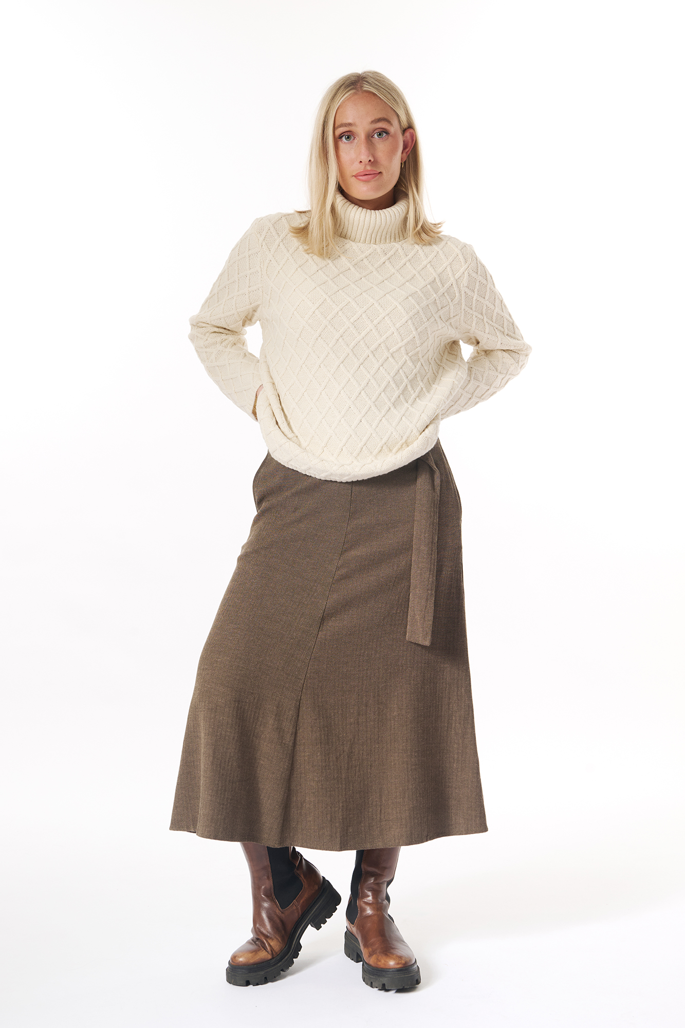 Gwyneth kjol  pine - 4
