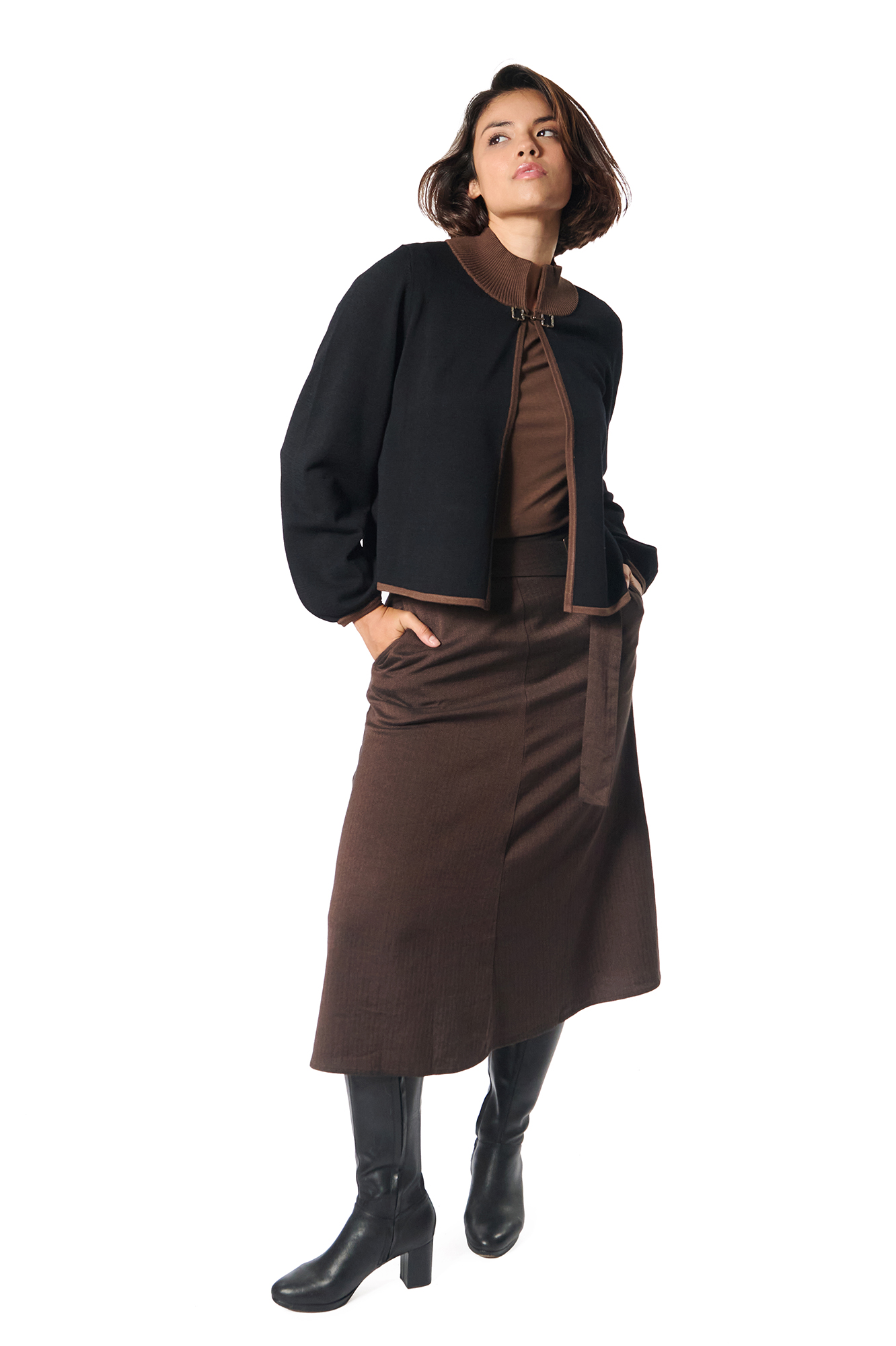 Gwyneth skirt  chestnut - 3