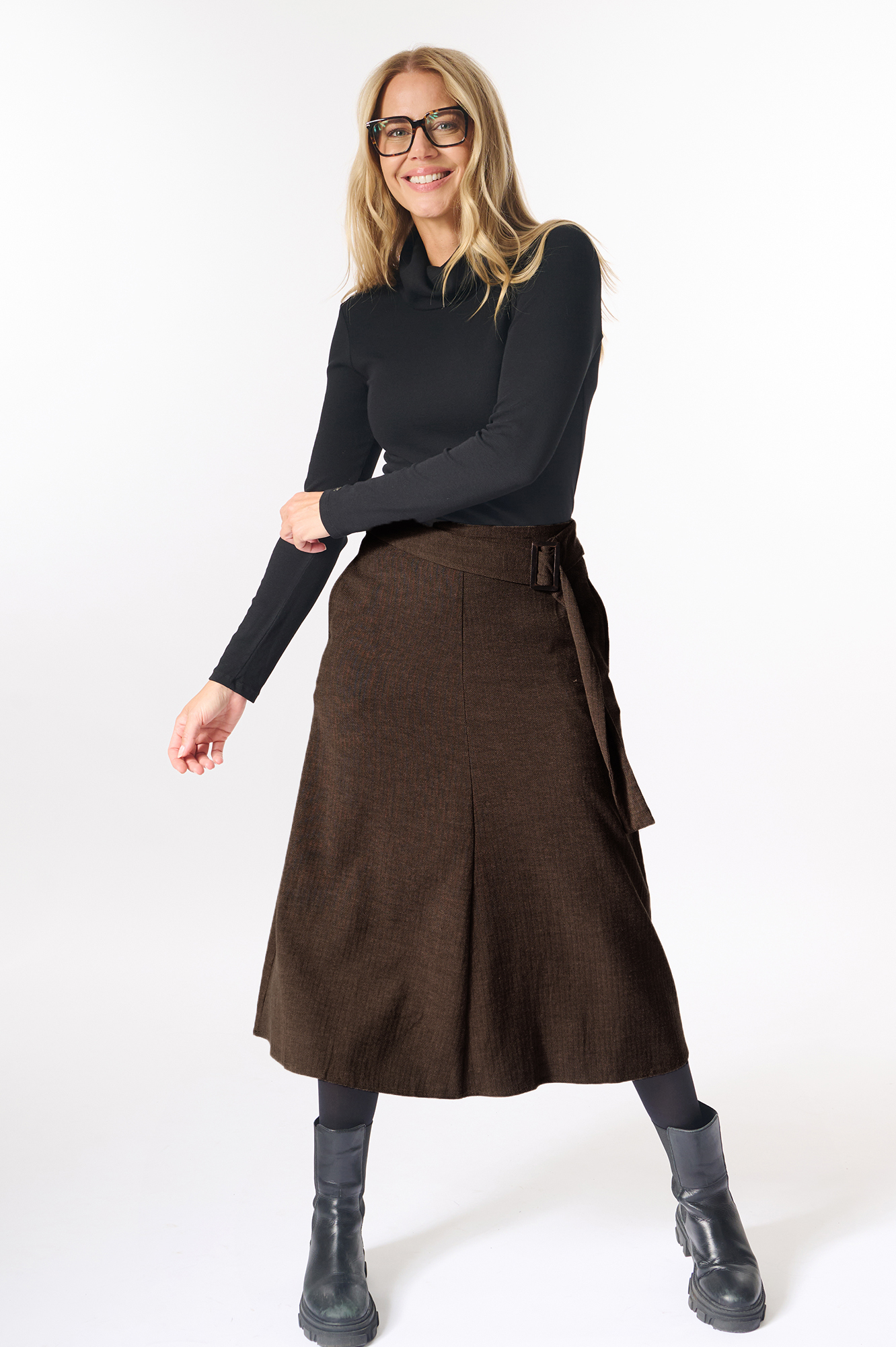 Gwyneth skirt  chestnut