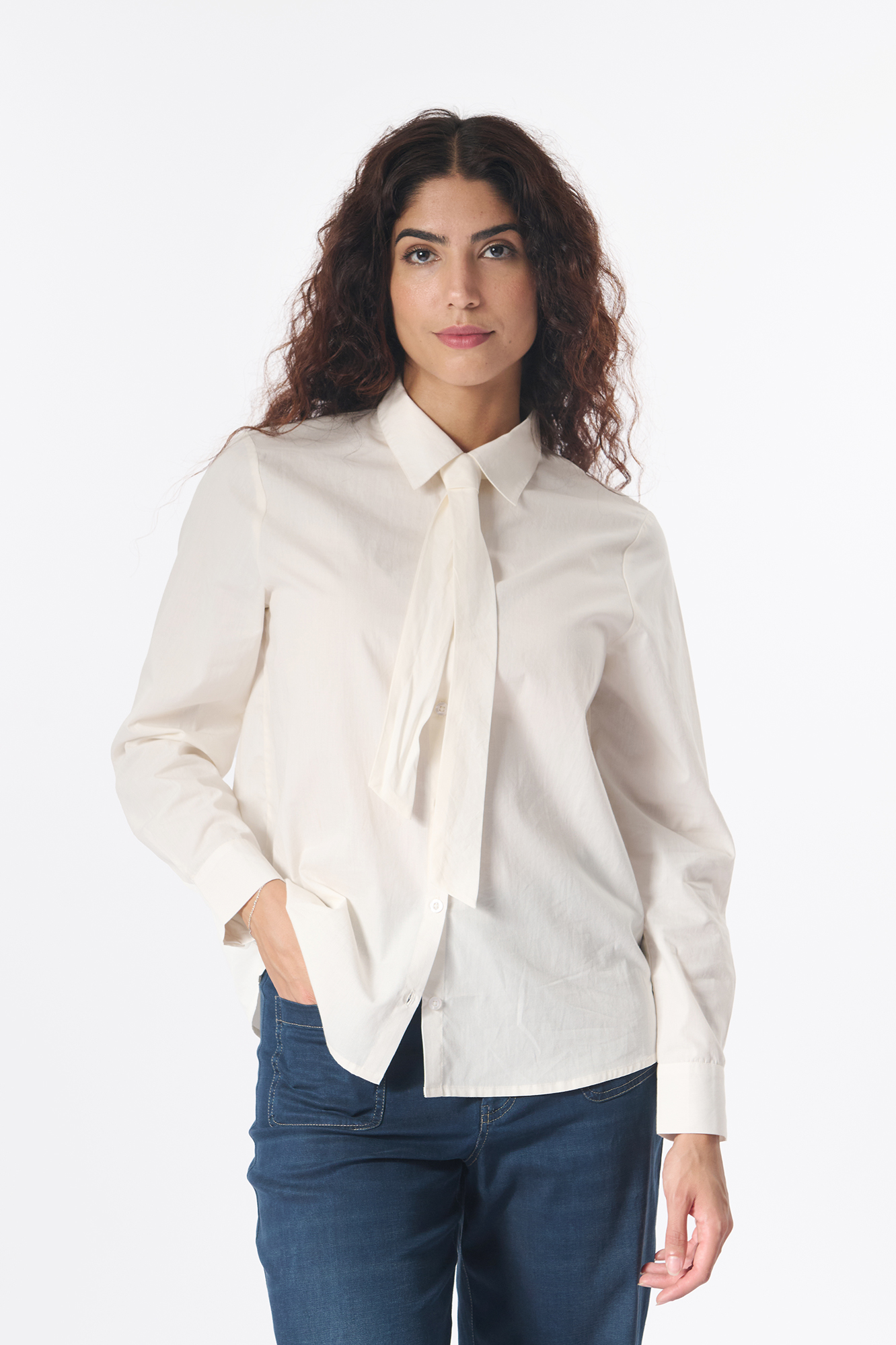 Gunhild shirt  oyster - 4