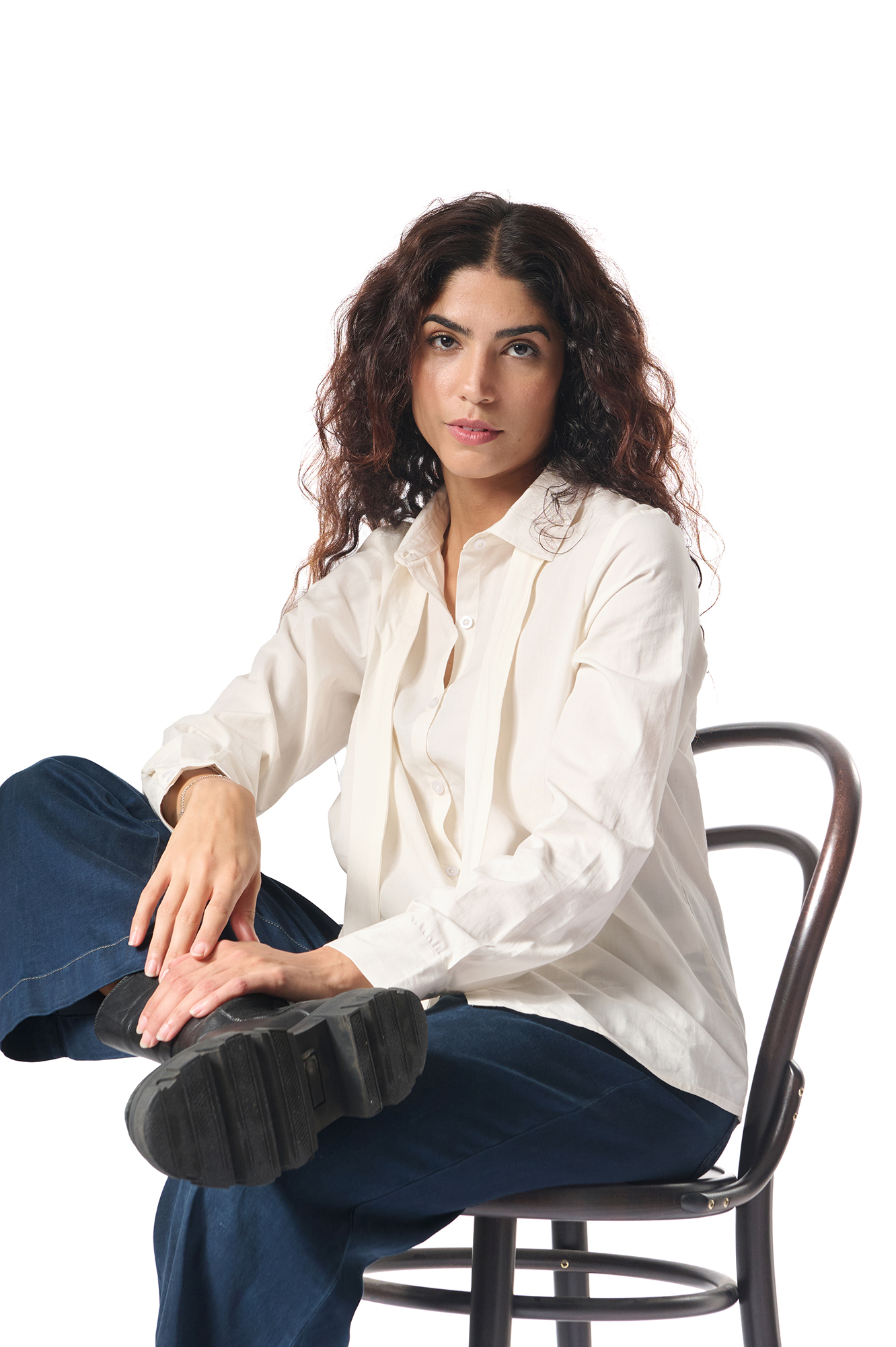 Gunhild shirt  oyster - 5
