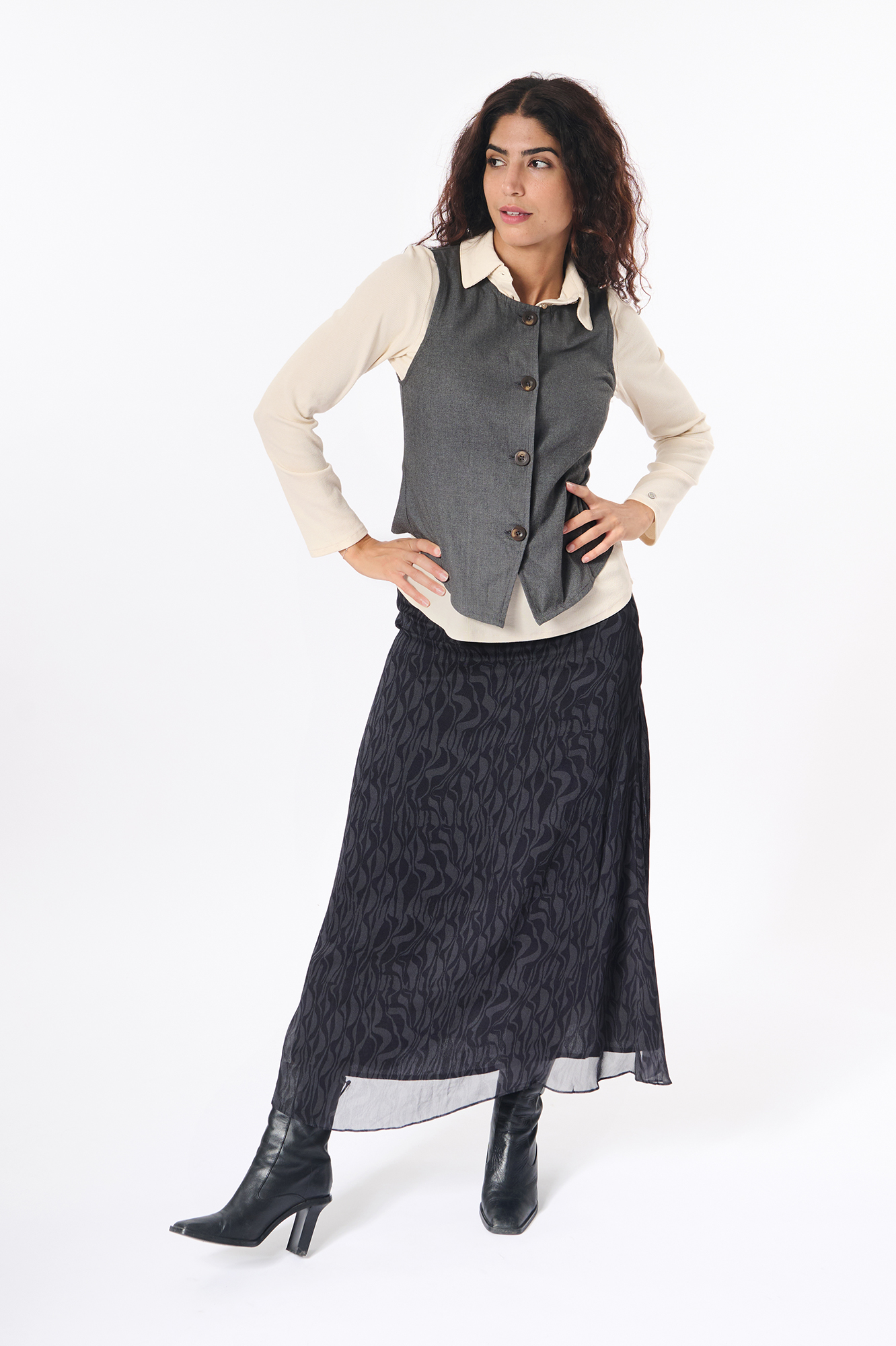Gurli skirt  svart - 3
