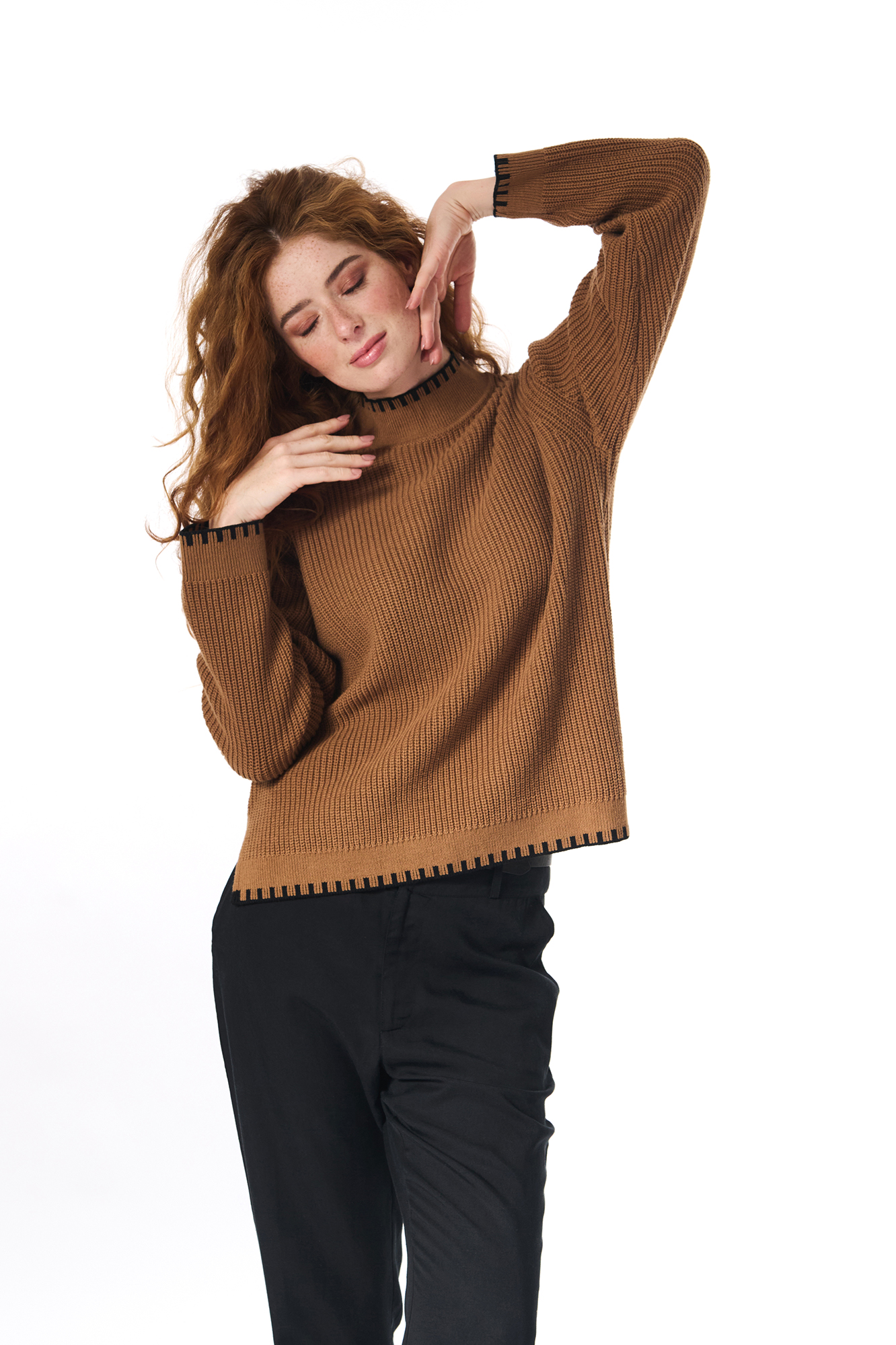 Hilma jumper  brass - 2