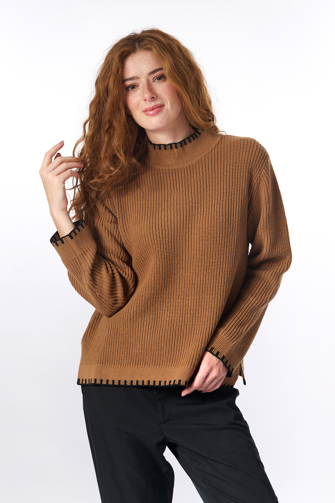 Hilma jumper  brass