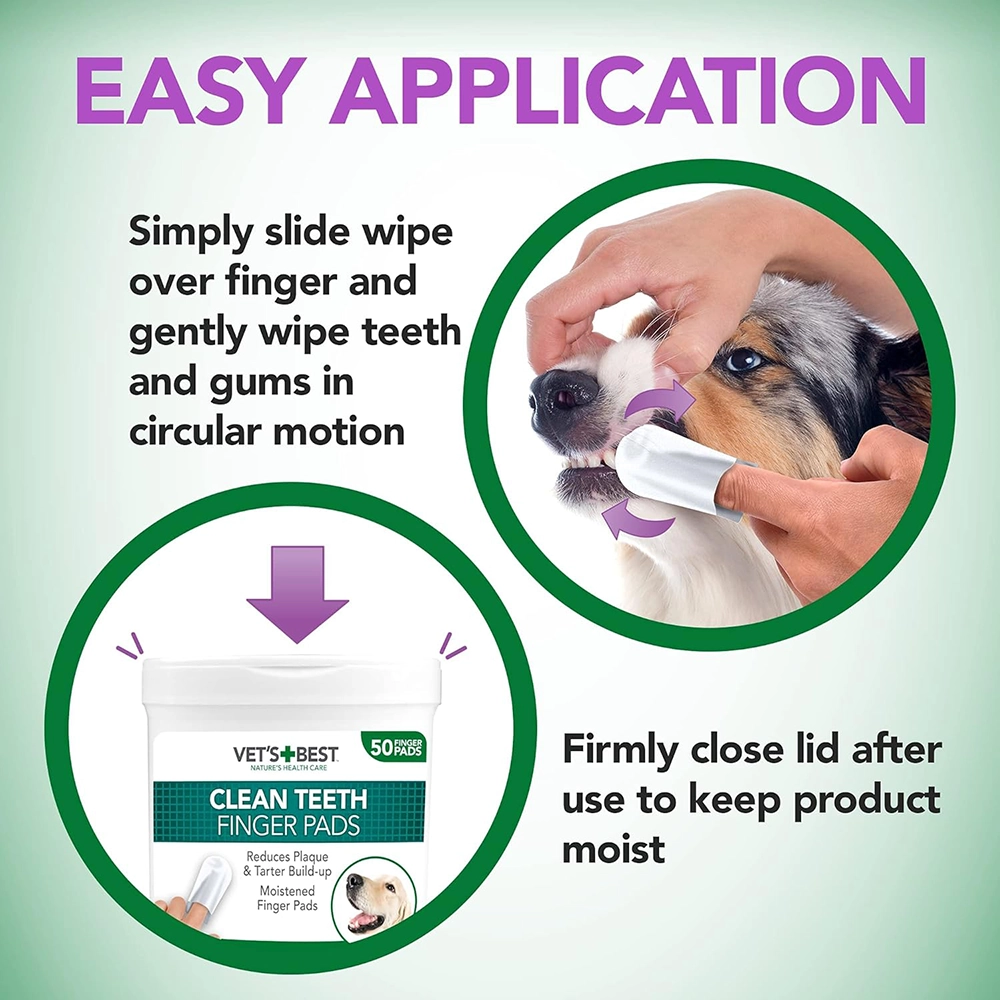 Vet's best clean teeth finger pads - 3