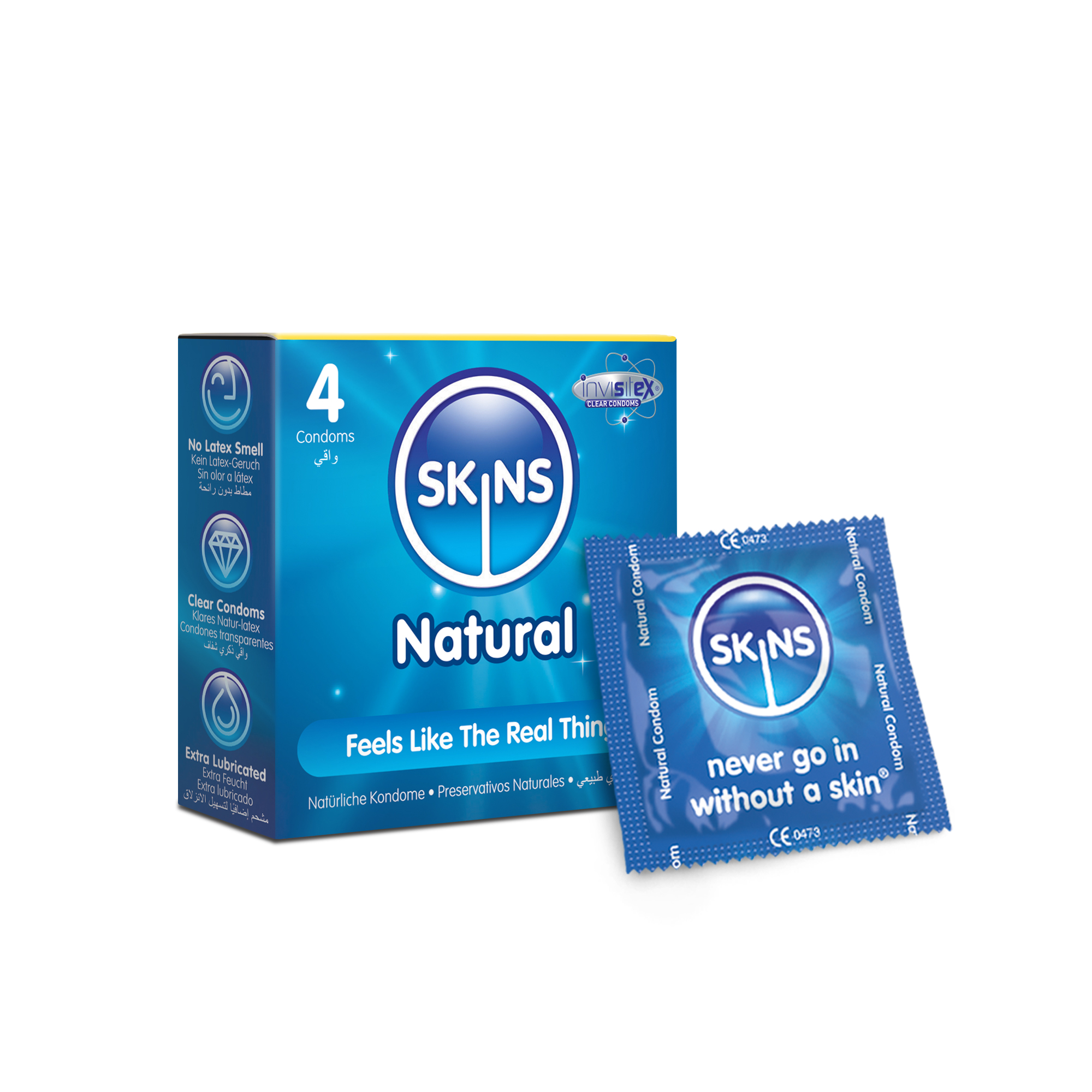 Skins Condoms Natural 4-Pack - 5
