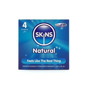 Skins Condoms Natural 4-Pack