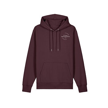 Unisex Hoodie Red Brown 