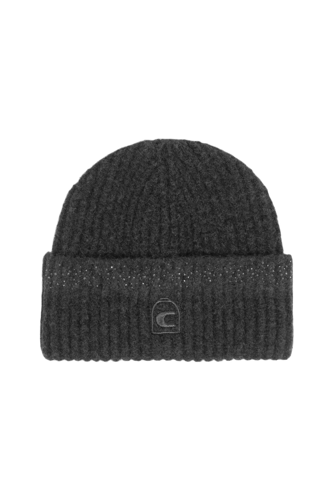 CAVALRONNI Knitted Hat - Black Melange