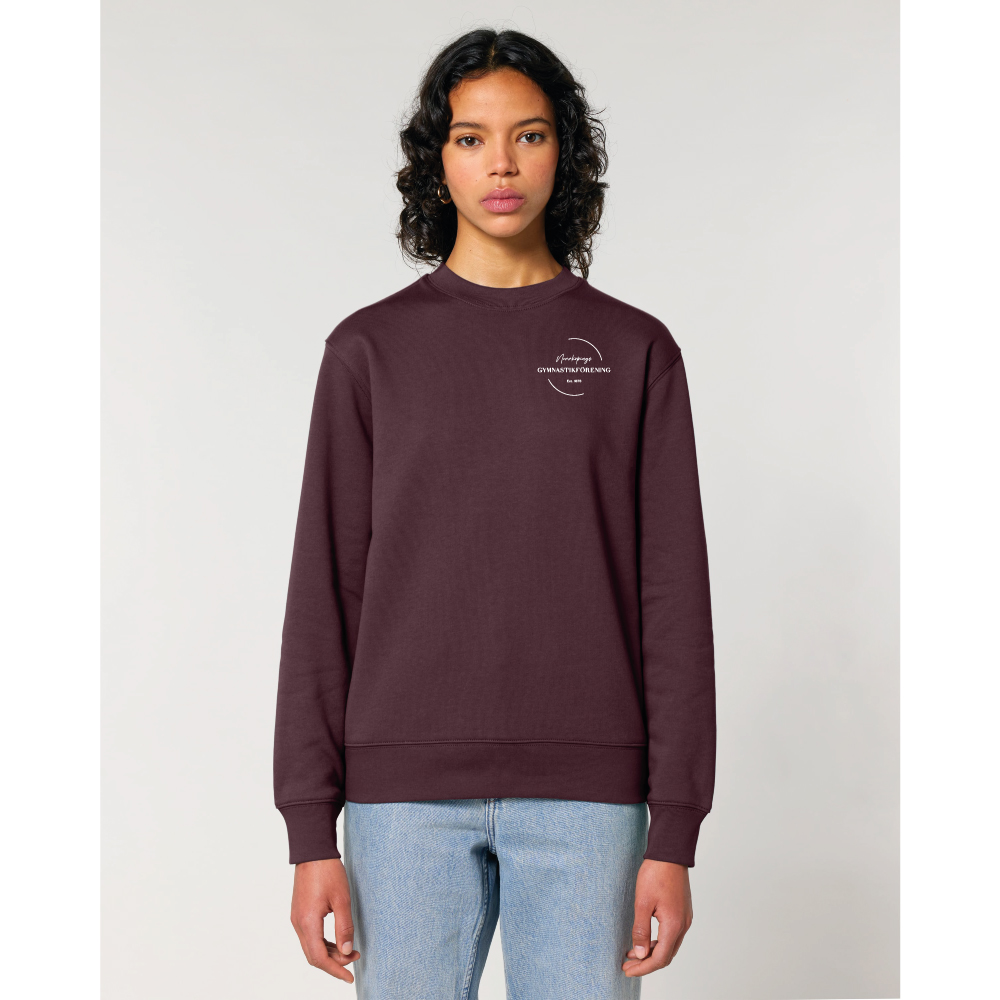 Unisex Sweatshirt Red Brown