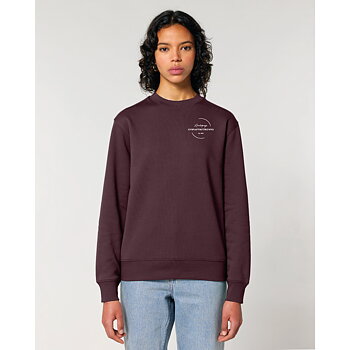 Unisex Sweatshirt Red Brown