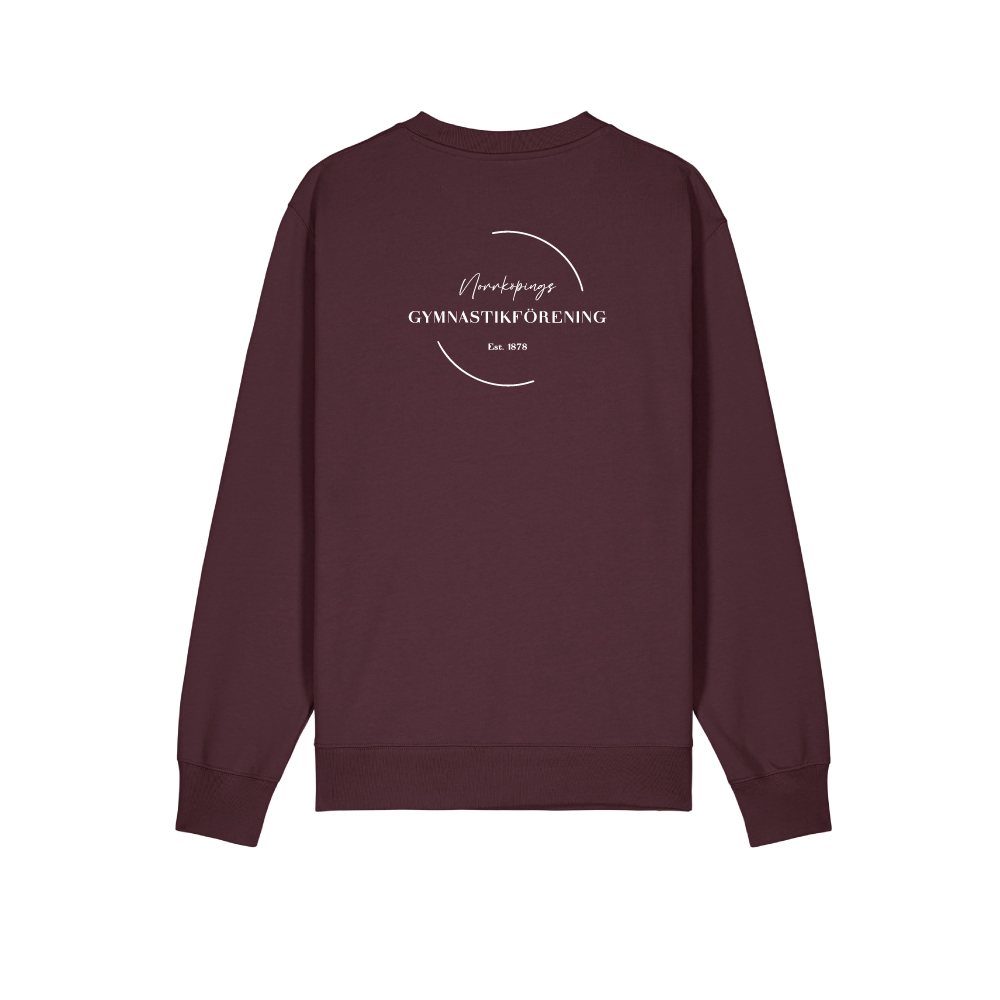 Unisex Sweatshirt Red Brown - 3
