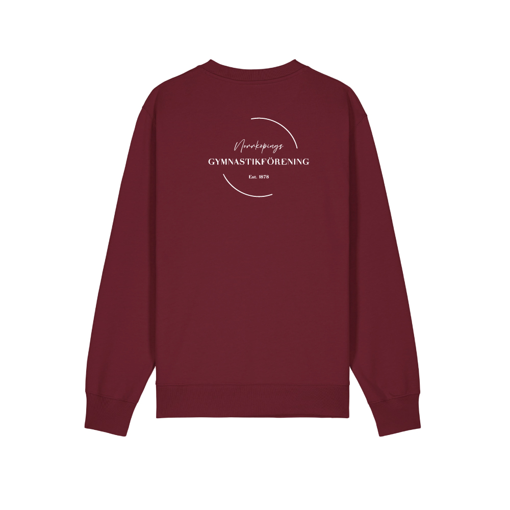 Unisex Sweatshirt Burgundy - 3