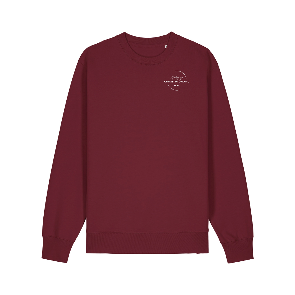 Unisex Sweatshirt Burgundy - 2
