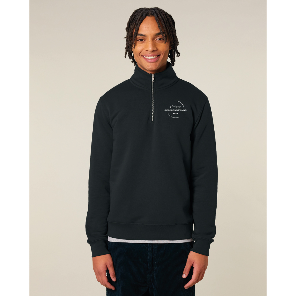 Unisex Halfzip Black