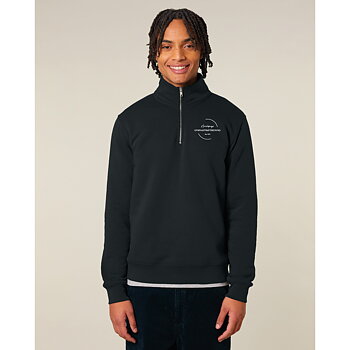 Unisex Halfzip Black