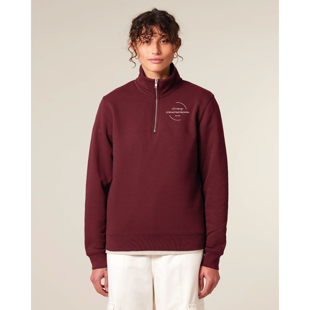 Unisex Halfzip Burgundy