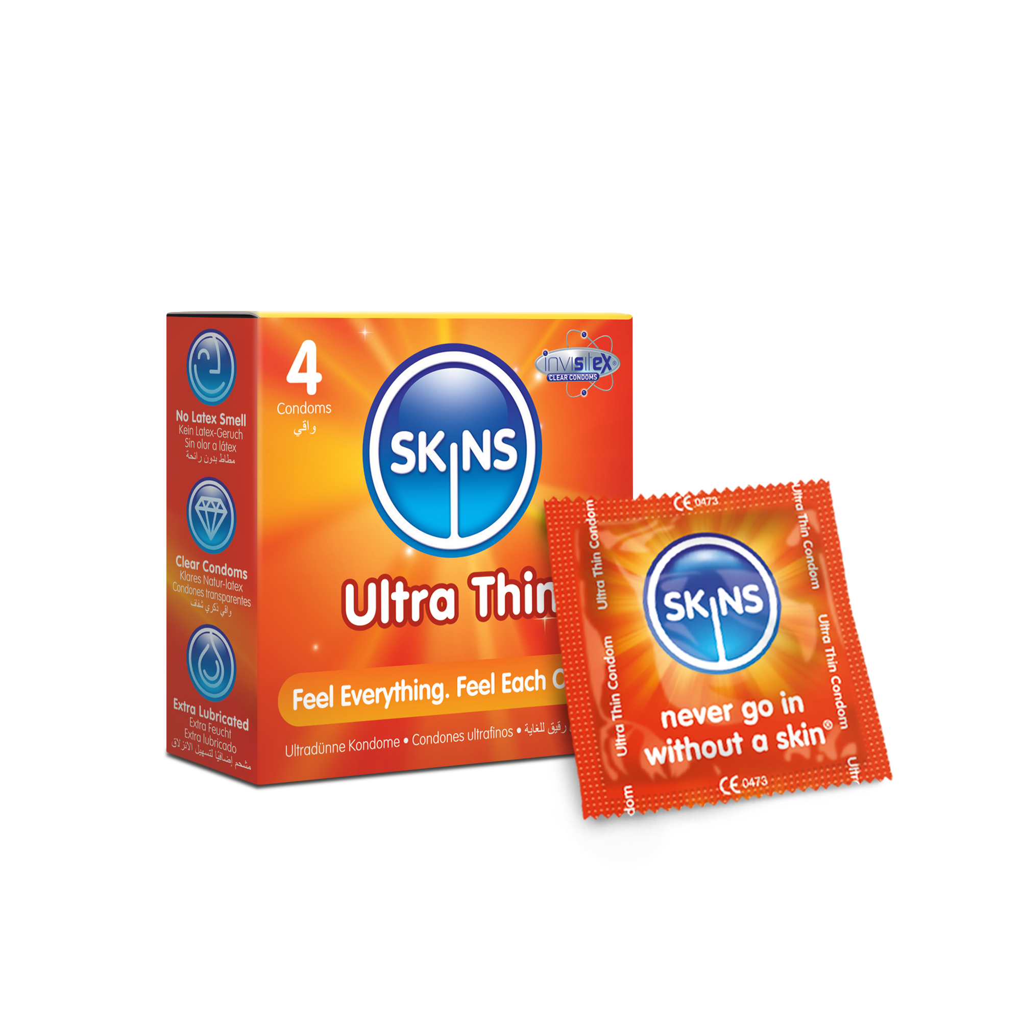 Skins Condoms Ultra Thin 4-Pack - 4