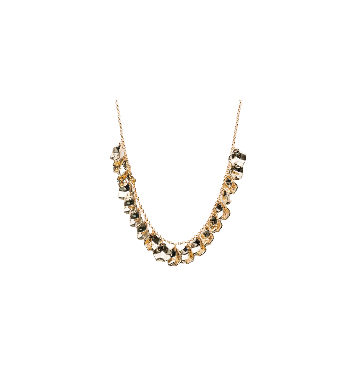 BOW19 Leaf Mini Necklace Gold