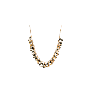 BOW19 Leaf Mini Necklace Gold