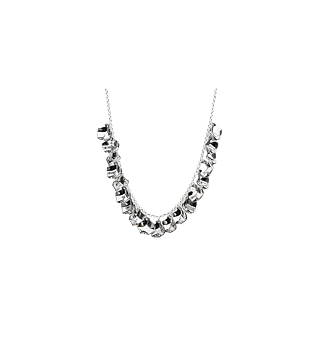 BOW19 Leaf Mini Necklace Silver
