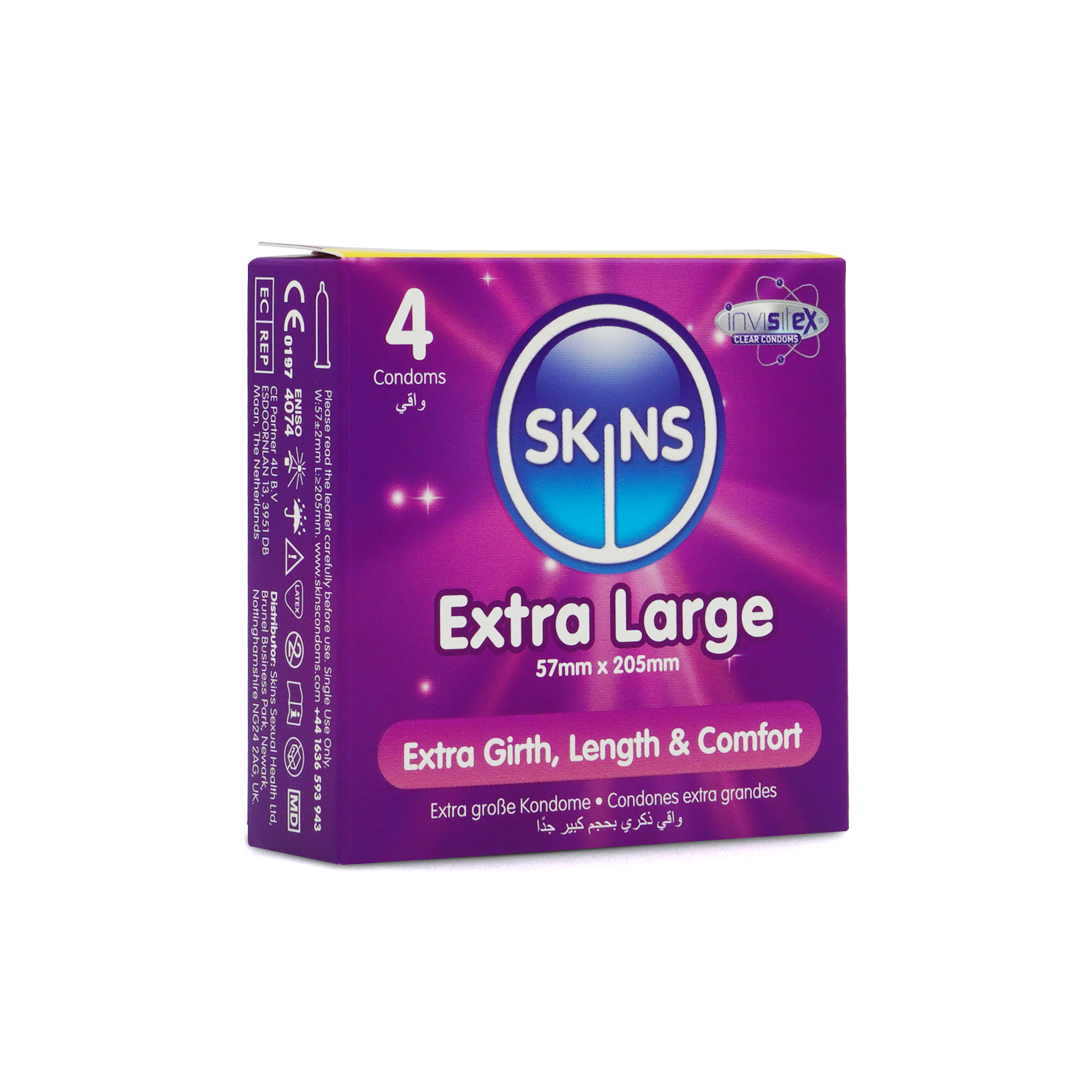 Skins Condoms Extra Large 4-Pack - 3