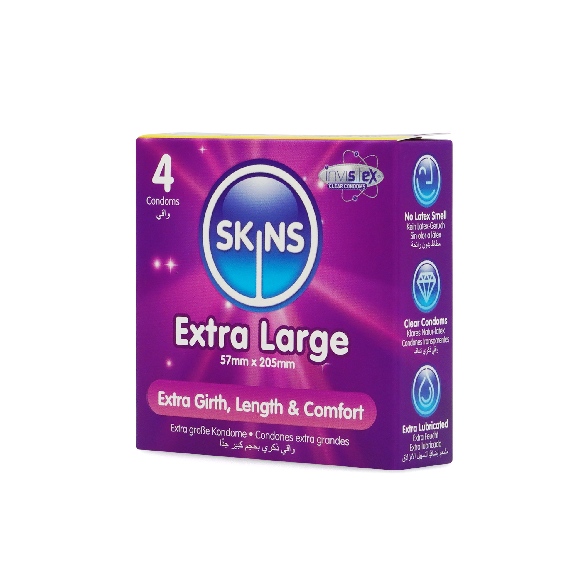Skins Condoms Extra Large 4-Pack - 2