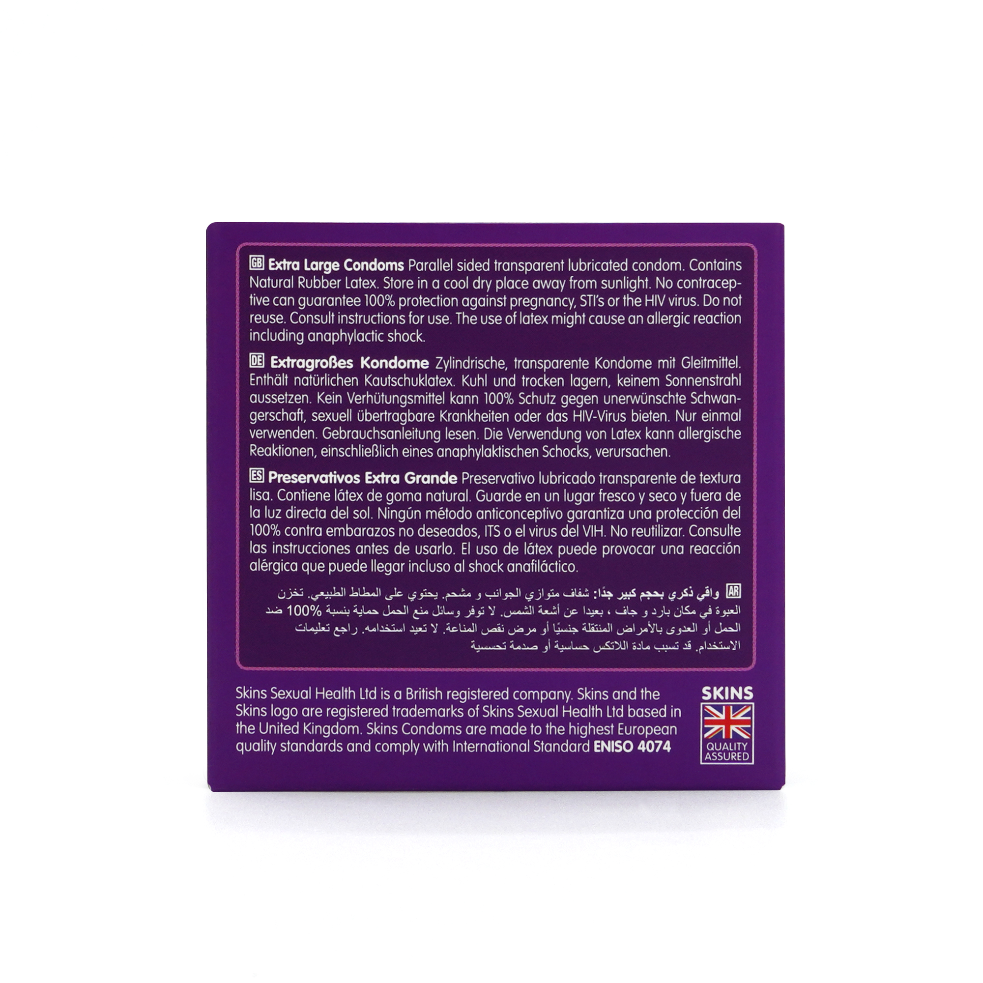 Skins Condoms Extra Large 4-Pack - 4