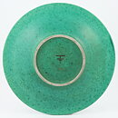 ヴィルヘルム・コーゲ  Argentaシリーズ  魚の装飾の皿  (30cm)  1939年