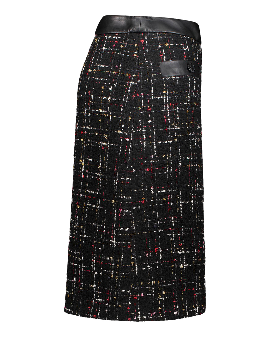 Kjol Emma dekorfickor boucle svart - 3