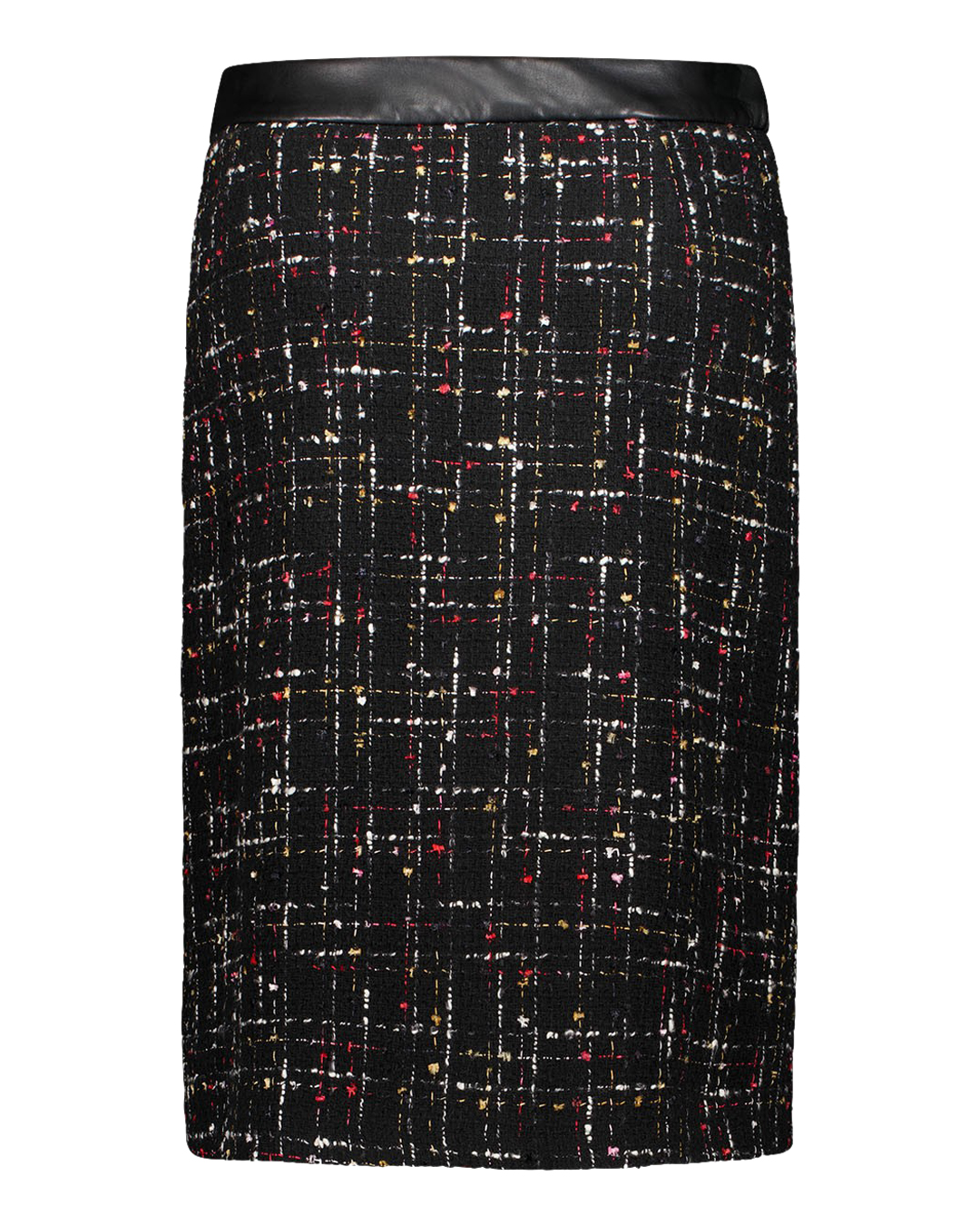 Kjol Emma dekorfickor boucle svart - 2