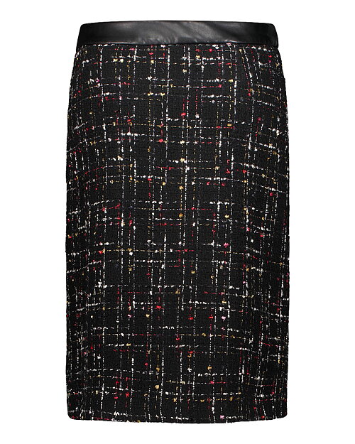 Kjol Emma dekorfickor boucle svart - 2