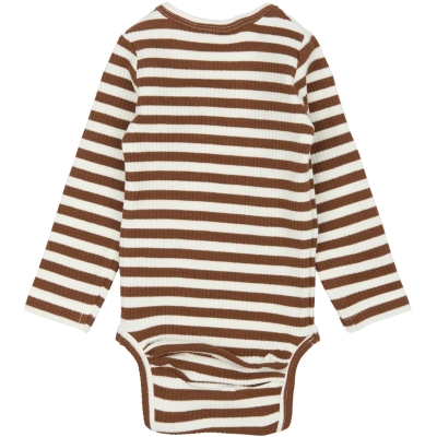 TNSBFro LS Rib Body Toffee Striped - 2