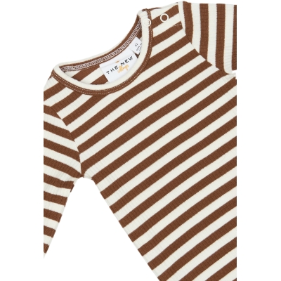 TNSBFro LS Rib Body Toffee Striped - 3