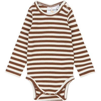 TNSBFro LS Rib Body Toffee Striped