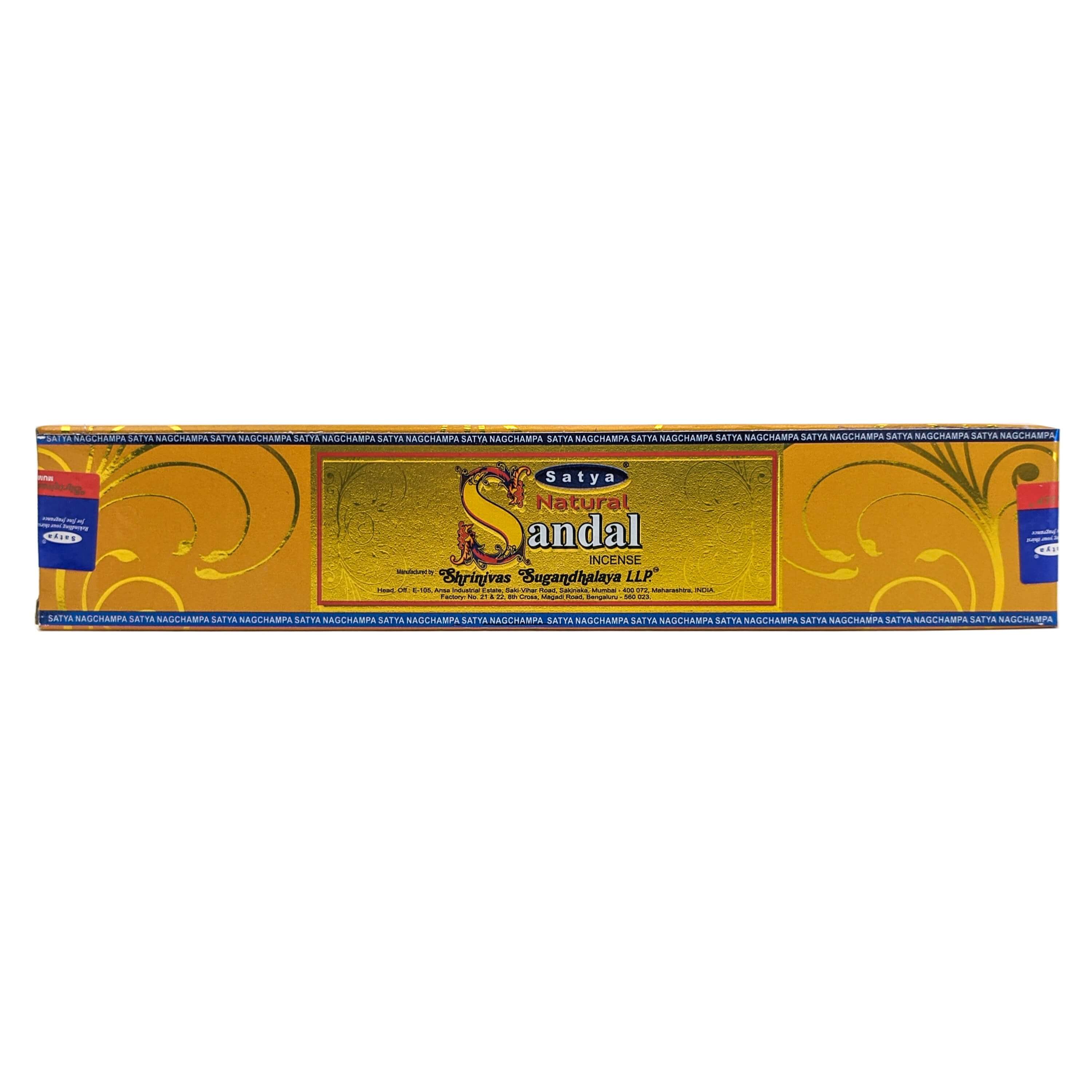 Satya Natural Sandal  Rökelse Stickor 15g