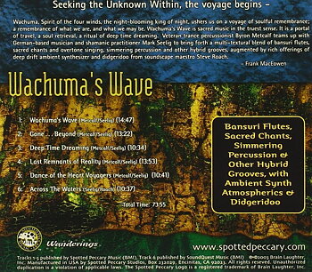 Wachumas Wave, Byron Metcalf & Mark Seelig with Steve Roach  CD