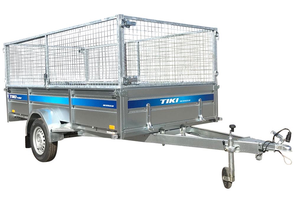 TIKI CS300-LH - Remolque sin frenos - Peso bruto 750 kg - Con rejilla