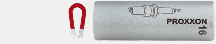 Proxxon 1/2inches spark plug sockets magnetic, 21 mm