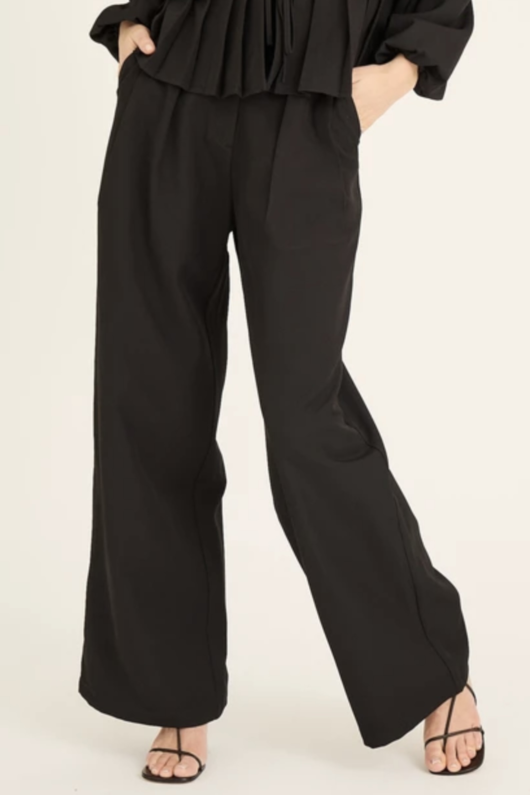A-View -  Fiona Pants Black