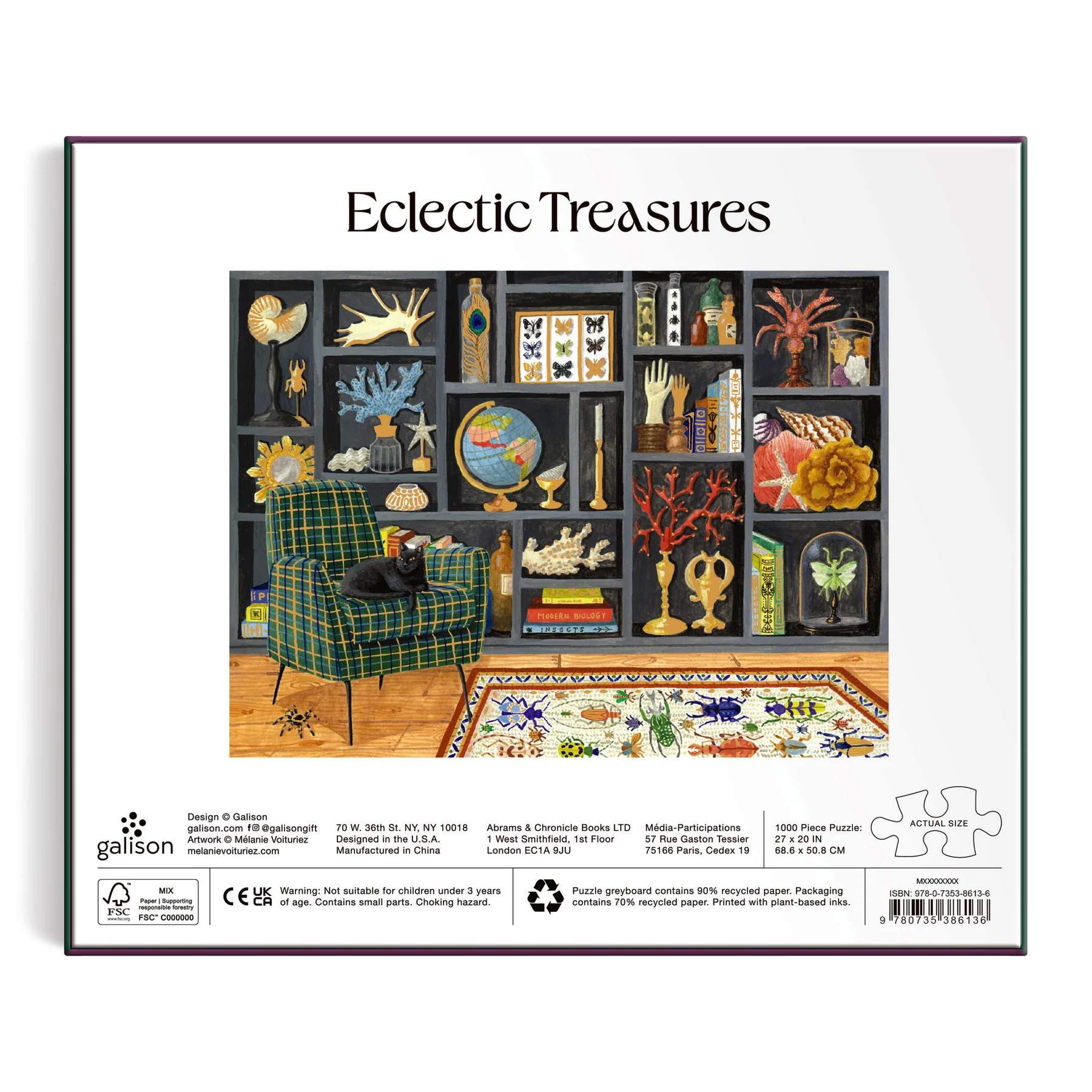 Eclectic Treasures 1000 Piece Foil Puzzle - 6