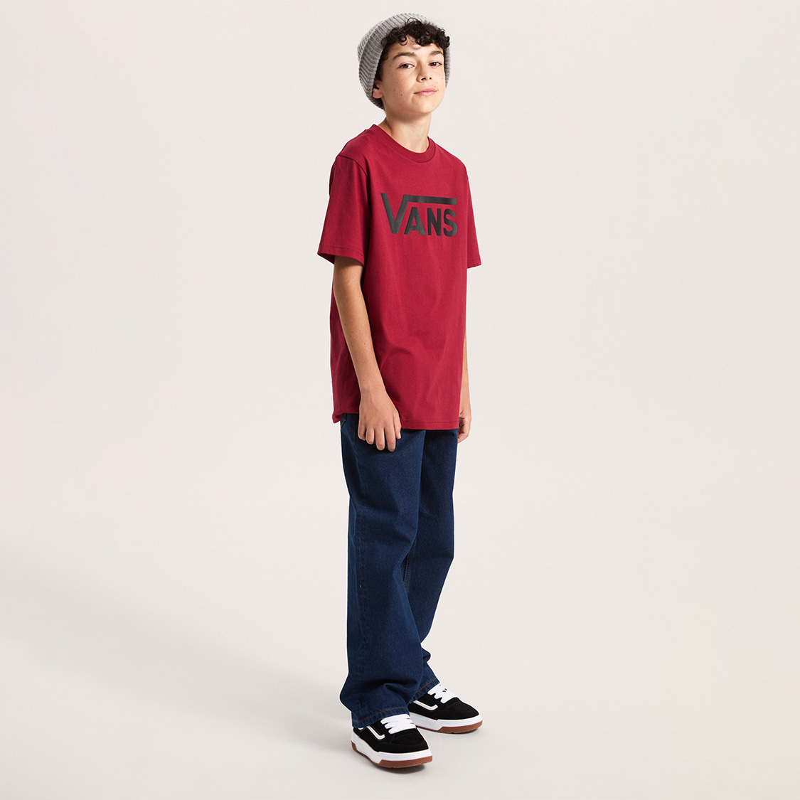 Vans Junior Junior Classic T-shirt Bordeaux Appertiff Workshop