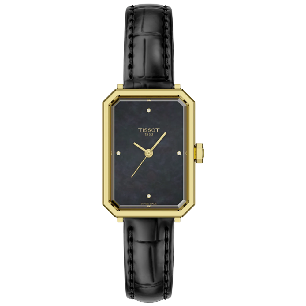 T160.110.36.126.00 Tissot SRV svart pärlemor och guld