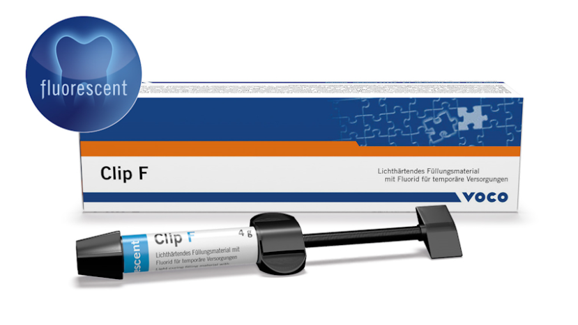 VOCO Clip F with flouride - Syringe 2 x 4 g 