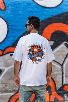 Boardwalk X Finsta Logo Takeover T-shirt White