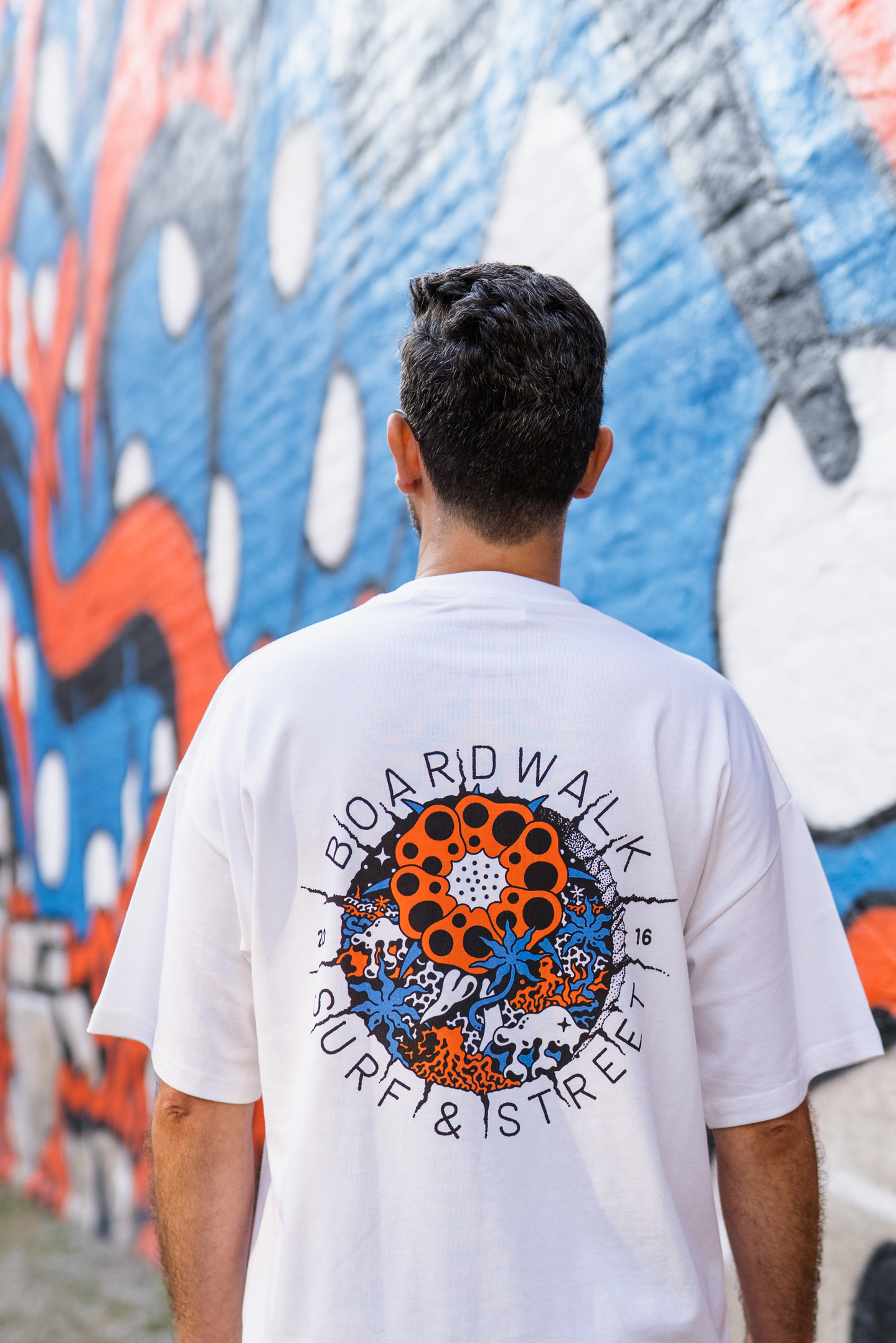 Boardwalk X Finsta Logo Takeover T-shirt White - 5