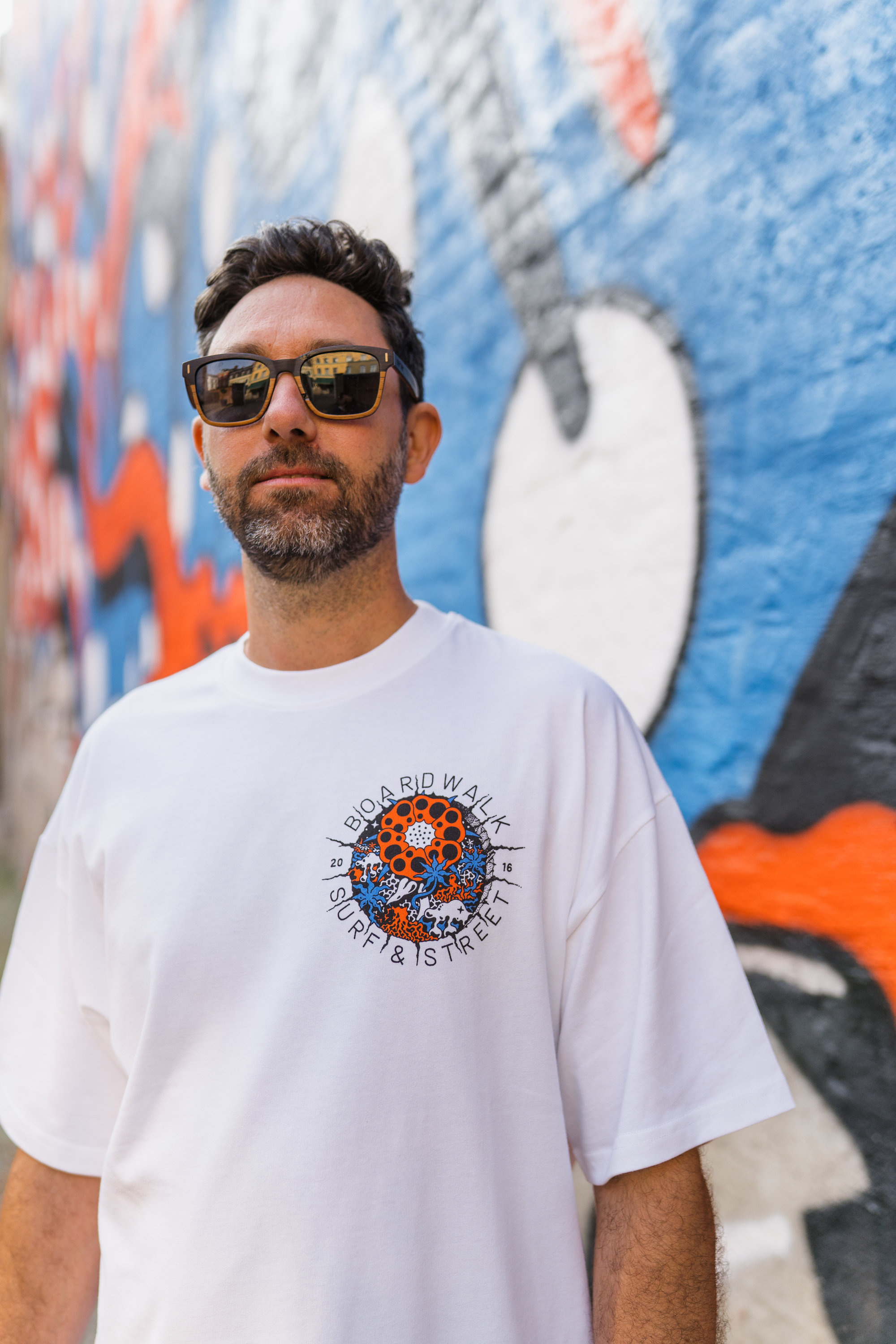 Boardwalk X Finsta Logo Takeover T-shirt White - 2